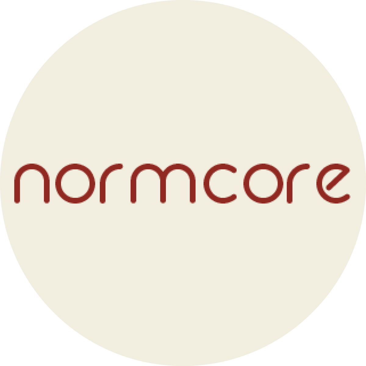 Logo of Normcore, a minimalist coffee accessory brand simplifying the brewing experience.