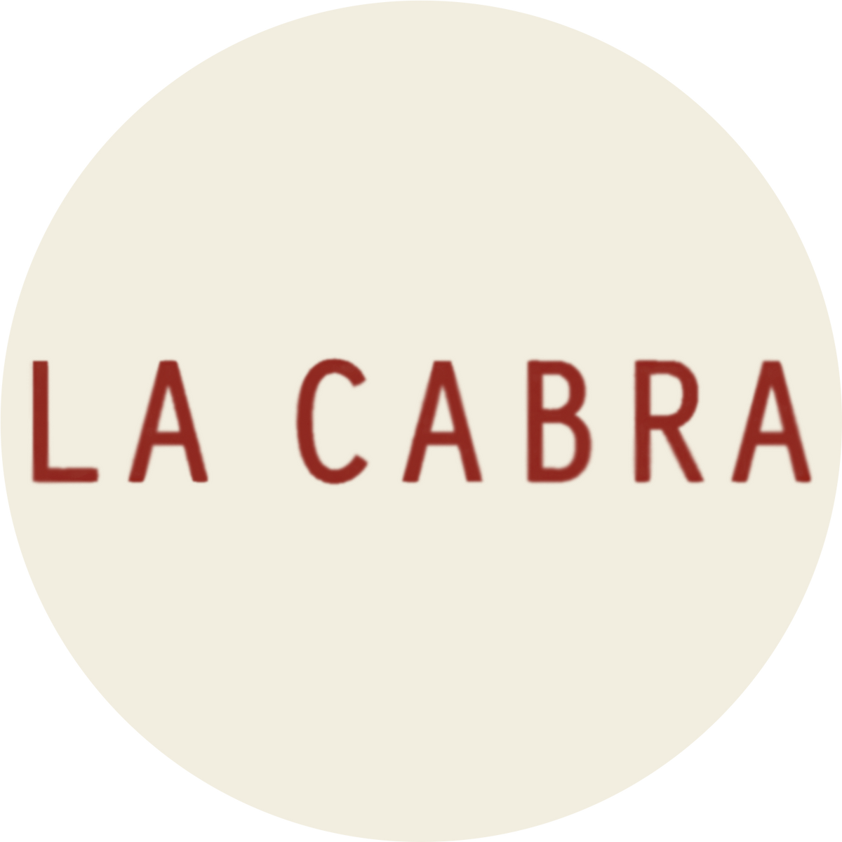 Logo of La Cabra, a specialty coffee brand from Denmark known for quality and sustainability.