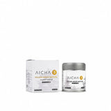 Golden Grade Matcha by Aicha in premium jar and box packaging, Uji stone-ground usucha matcha