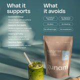 Gunam Functional Plant-Based Creamer + MCT 225g Bag- dairy-free powdered coffee and matcha creamer with coconut MCT, Lion's Mane mushroom and plant protein.