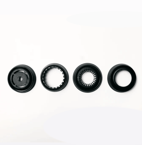 OREA Coffee Brewer V4 components showing versatile filter options.