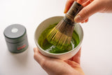A tin of Rare Ceremonial Matcha - Kiyora UJIHIKARI Limited Edition, 30g, with a vibrant green matcha powder visible. — view 2