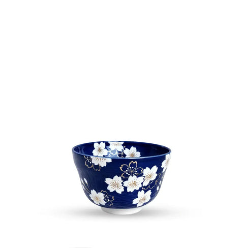 Kyoto Indigo Sakura Chawan