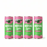 PerfectTed Strawberry Oat Milk Matcha Latte ready-to-drink cans