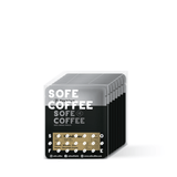 Sofe Premium Single-Origin Drip Bag Trial Pack of 8, showcasing specialty coffee selection, freshness-sealed for convenience.
