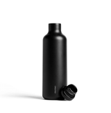Ceramic Coated Wine Carafe featuring a sleek black design with detachable cap, perfect for wine on the go.