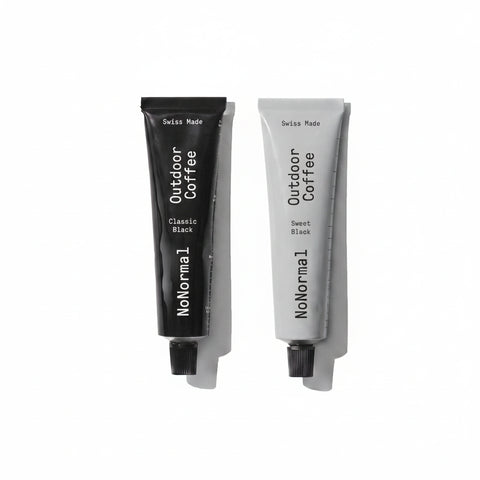 NoNormal Variety Pack featuring Classic Black and Sweet Black coffee paste