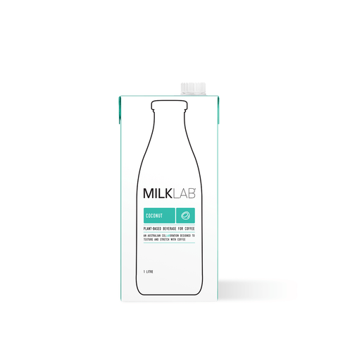 Coconut Milk from MILKLAB in a 1-liter carton, perfect for creamy coffee drinks and coconut flavor.