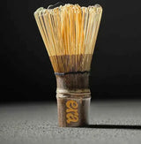 Era Dark Bamboo Chasen — Matcha Whisk showcasing handcrafted prongs for perfect matcha frothing.
