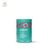 DAVIDsTEA Frozen Raspberry Tea – Sweet raspberry herbal tea with creamy yogurt notes, ideal for iced drinks and summer slushies.