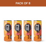 Pack of 8 Chai Spice & Vanilla Sparkling Coffee - India cans by Good Koffee, offering a blend of chai spices, vanilla, and rich coffee.