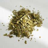Pure Leaf Yerba Mate loose leaf, premium quality yerba mate from UAE, showcasing refined whole leaves for a smoother taste.
