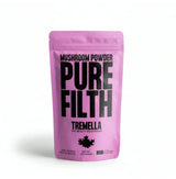 Tremella Mushroom Powder pink pouch packaging for pure filth beauty mushroom hydration support