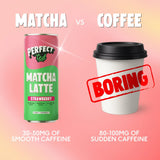 PerfectTed strawberry matcha for smooth caffeine without the crash