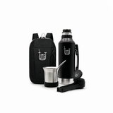 Yerba Mate Kit To Go with thermos, mate cup, backpack, and accessories for travel and home brewing