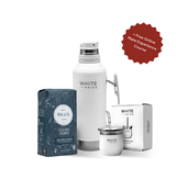 The Yerba Mate Kit includes a thermos, cup, bombilla, yerba mate, and online experience course.